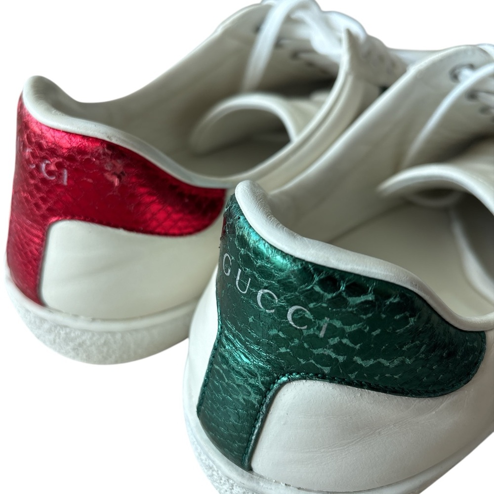 Pre-owned Gucci ACE Men Sneakers 8.5 EU - Picture 5 of 11